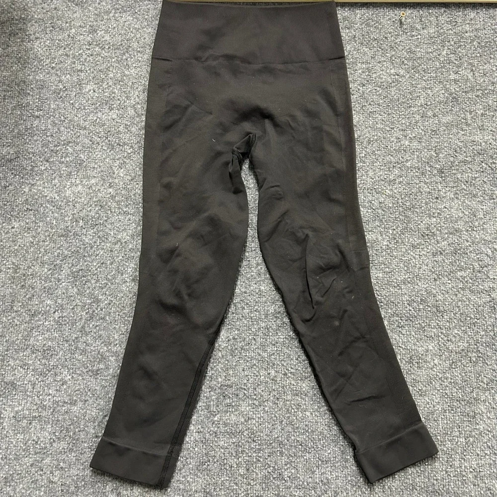 Lululemon Leggings Womens Size 4 Black Ebb to Street Crop Seamless Athletic Yoga